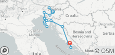  Balkan Extended - Ljubljana to Split - 18 destinations 