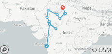  Quer durch Rajasthan - 16 Destinationen 