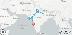  Historische Indien Rundreise - 14 Destinationen 