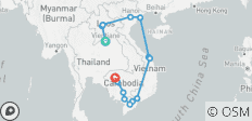  CIRCUIT DE 18 JOURS EN INDOCHINE - 15 destinations 