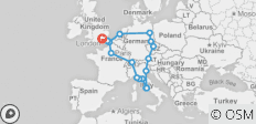 European Encounter (Summer, Start London, 16 Days) - 20 destinations 