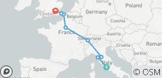  Der Weg von Rom nach London (Sommer, Klassiker) - 8 Destinationen 