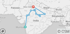  Rajasthan Rundreise ab Mumbai - 11 Destinationen 