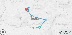  Nagpur to Bhopal via Pench &amp; Satpura National Park - 7 destinations 