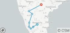  Hoogtepunten van Karnataka - 9 bestemmingen 