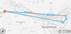  Nagaland Rundreise - 6 Destinationen 