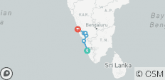  Entdecken Sie Südindien - 6 Destinationen 