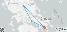  Circuito de dos días a Delfos y Meteora desde Atenas - 5 destinos 