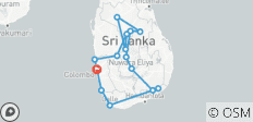  Trésors du Sri Lanka - 15 destinations 