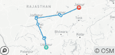  Exotic Rajasthan - Unveiling Royal Splendors - 9 destinations 