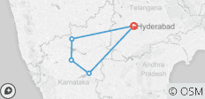  Hyderabad, Bijapur, Badami &amp; Hampi Rundreise - 5 Destinationen 