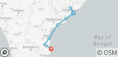 Vizag to Chennai Beaches & Valley on East Coast