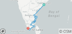  Oostkust &amp; Tempelroute – Vizag naar Kovalam - 16 bestemmingen 