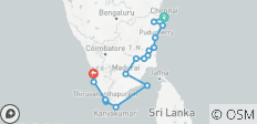  Tempelpaden – een overlandreis van Chennai naar Cochin - 16 bestemmingen 