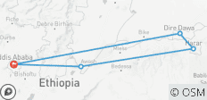  Reise nach Ost-Äthiopien - 5 Destinationen 
