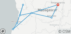  Tocht over de Tsiribihina rivier naar de beroemde Tsingy verovering - 9 bestemmingen 