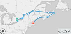  Das Beste aus Ost-Kanada (Ende Boston, 16 Tage) - 13 Destinationen 