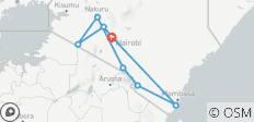  10 jours de safari de luxe dans le Masai Mara au Kenya - Excursion abordable dans la nature et à la plage - 8 destinations 