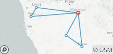  Tailor-Made 5 Days Private Italy Tour to Tuscany with 4-stars Hotels - 7 destinations 