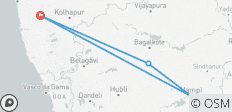  Kulturerbe: von Goa nach Hampi &amp; Badami - 4 Destinationen 