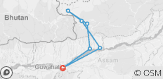  Assam &amp; Arunachal: Die buddhistischen Klöster &amp; Stammeskulturen - 7 Destinationen 