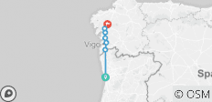  Experiencia a pie del Camino de Santiago 8D/7N - desde Oporto vía Tui - 7 destinos 