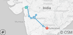  Vadodara nach Hyderabad; Das künstliche Wunder Indiens - 9 Destinationen 