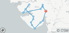  Mosaïque culturelle du Gujarat : D\'Ahmedabad à Bhuj - 15 destinations 