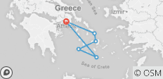  Griechische Inseln Segelreise - 6 Destinationen 