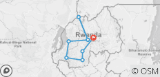  Ruanda &amp; Uganda Gorilla Trekking Erlebnisreise - 9 Tage - 9 Destinationen 