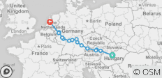  Europäische Edelsteine von Budapest nach Amsterdam (2023) - 15 Destinationen 