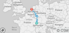  Rhein und Mosel (2023) (von Basel bis Amsterdam) - 8 Destinationen 