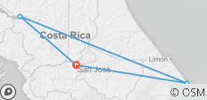  Costa Rica Mietwagenrundreise: Strand &amp; Vulkan - 4 Destinationen 