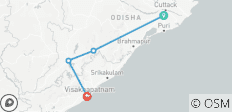  Expeditie van Bhubaneswar naar Vizag – inheemse schatten - 4 bestemmingen 