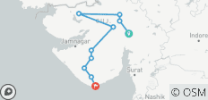  Tesoros de Gujarat: un circuito por la historia, la fauna y la serenidad costera - 10 destinos 