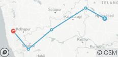  Vislumbres del Decán: un circuito de Hyderabad a Goa - 5 destinos 