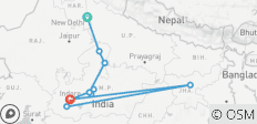  Trésors cachés de l\'Inde - Les joyaux de l\'Inde centrale - Un voyage inexploré - 11 destinations 