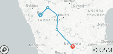  Templos y tesoros: un circuito de Hubli a Bangalore - 5 destinos 