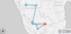  Von Hubli nach Hampi inkl. Belur, Halebedu, Mysore &amp; Bangalore Rundreise - 8 Destinationen 