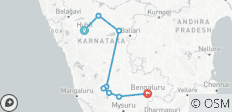  Von Hubli nach Badami inkl. Hampi, Belur, Halebedu &amp; Bangalore Rundreise - 8 Destinationen 