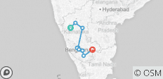  Hubli to Badami, Hampi, Belur, Halebedu, Mysore &amp; Bangalore Tour - 9 destinations 