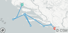  One way Split to Dubrovnik cruise with Lastovo, MS Arca 2025 - 10 destinations 