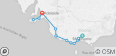  Rundreise Great Ocean Road (8 Tage) - 13 Destinationen 