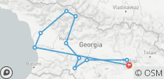  Prive avontuurlijke reis naar Georgië - 11 bestemmingen 