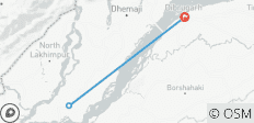  Assam-Essenz: Tee, Regenwald und Flussinsel - 3 Destinationen 