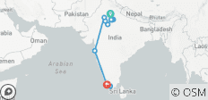  Ontdek India: Delhi en Kerala (20 dagen) - 14 bestemmingen 
