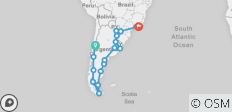  Santiago nach Rio de Janeiro Überlandreise - 15 Destinationen 