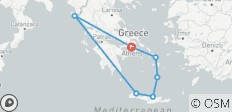  Mykonos, Santorin, Crète et Corfou : 13 jours d\'excursion sur les îles - 7 destinations 