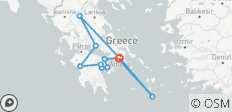  10-Day Best of Greece Tour: Nafplio, Olympia, Meteora, Delphi &amp; Santorini - 12 destinations 