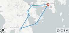  5 Tage Griechenland-Reise zur Erkundung von Athen, Peloponnund der Insel Spetses - 8 Destinationen 